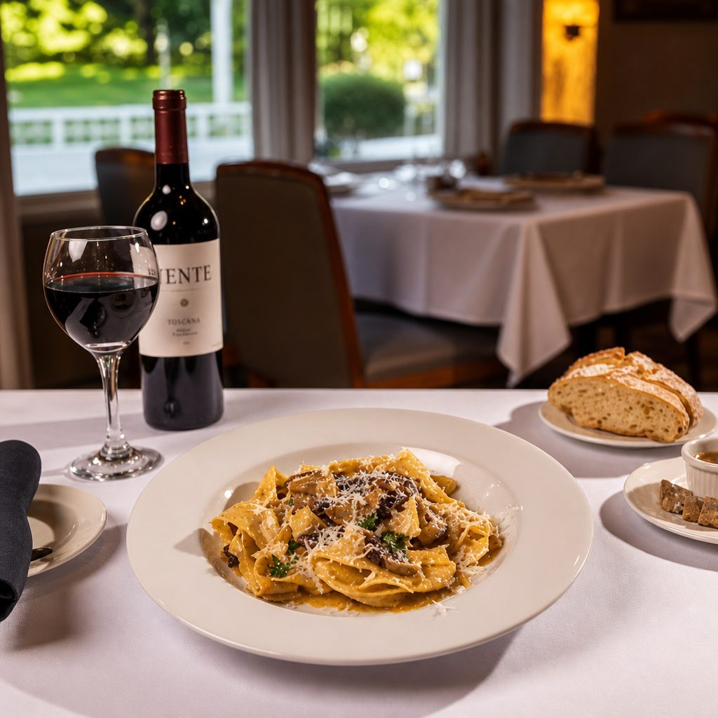 Pappardelle Con Funghi.