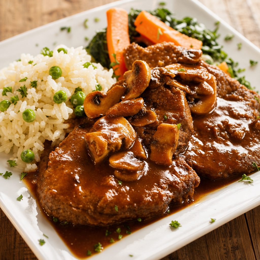Pollo Scaloppine Ai Funghi.